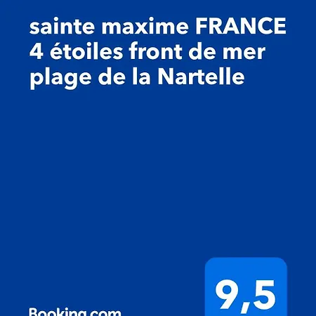 Maxime France 4 étoiles Front De De La Nartelle Appartamento